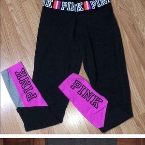 BRAND NEW NVR WORE PINK VS LEGGINGS SMALL